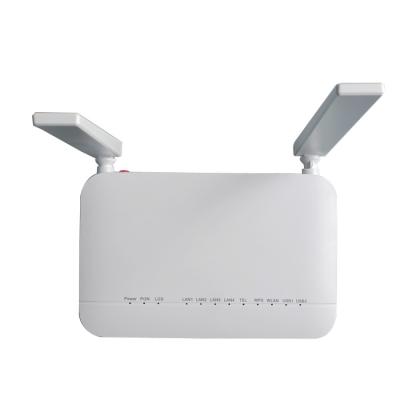 China alta calidad FTTH FTTB doble banda ONU 4 puerto ethernet Xpon Ac Wifi 1200mbps 4 antenas externas 5dBi ONU for sale