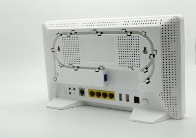 China Doppelband-FTTH-Faser-Optikmodem G-140W-C 2.4G 5g Wechselstrom WiFi 4ge 2voice Gpon Ontario-Router zu verkaufen