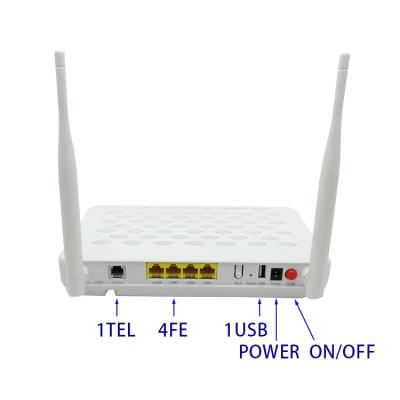 China FTTH ZTE GPON ONU ZTE F609 V5.0 4FE 2TEL 1USB WIFI ONU ONT ROUTER for sale