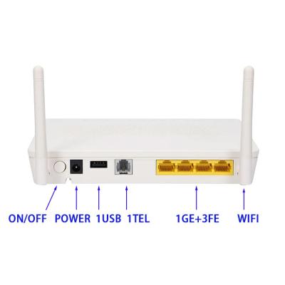 中国 Wireless HG8546M Huawei Echolife Modem 18W 1GE 3FE WIFI CATV GPON ONU Router 販売のため