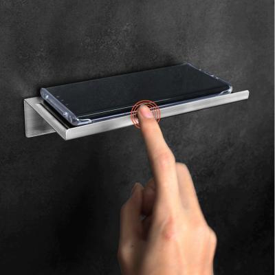 China Wall Mounted Type Wall Mounted Type Top Selling Self Adhesive Bathroom Corner Shower Shelf Holder Metal Bathroom Shelves for sale