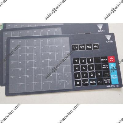 China new original SM100PCS main sheet for DIGI SM110P PLUS SM110P+ SM100PCS scales new English version covered keyboard SM110 film Sm110 for sale