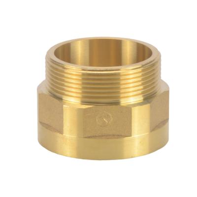 China Water Pipe Fittings Brass Nipple Copper Fittings Brass Male Female Tubing for sale