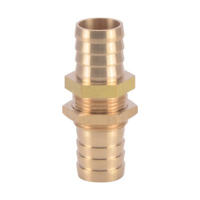 China Water Hydraulic Parts Pipe Fittings Male Thread Brass Nipple for sale