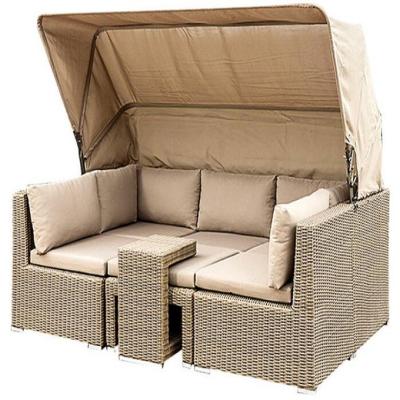 China Outdoor waterproof outdoor furniture and chair combination hotel furniture rattan chair table set villa table and chair for sale