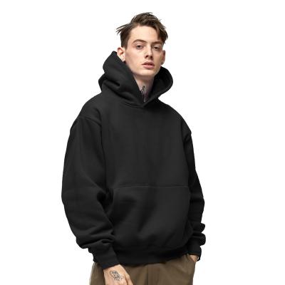 China Custom white anti-pilling printed hoodies men's hoodies OEM custom rhinestone plain pullover basics premium cotton embroidered oversized hoodie for sale