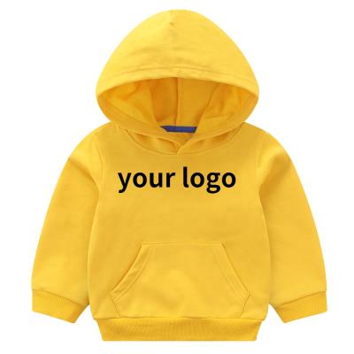 China Reversible 2021 High Quality Sweatshirts Logo Printing Kids Hoodies Custom Made Unisex Fall 100 Style Cotton Kids Pullover New for sale