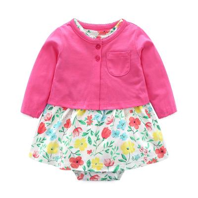 China Regular Infant Toddler Babies Clothes Cute Jumpsuit Romper Skirt Dress for sale