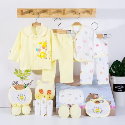 China Custom Antibacterial Newborn Girls Toddler Baby Infant Cotton Clothes Top Hat Pants Sleepwear Costume Outfit Gift Sets Jumpsuit Onesie for sale