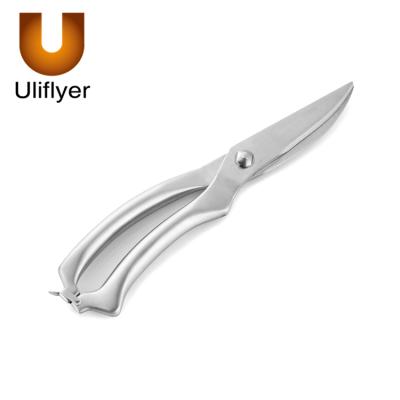 China Chicken Bone Cutting Best Quality Stainless Steel Poultry Chicken Bone Kitchen Scissors with Safe Lock in Handle for sale