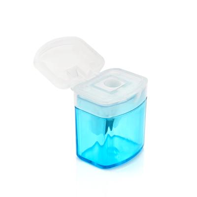 China Sharper Pencil Maker Plastic Pencil Sharpener With Container For Kids for sale