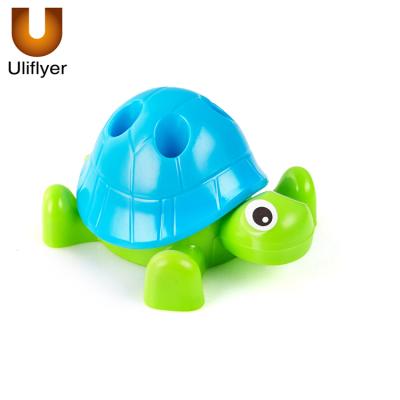 China 2018 New Design Sharper Turtle Shape 4 Holes Cute Plastic Colorful Pencil Sharpener for sale