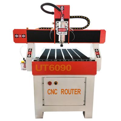 China Construction material stores promotion! 6090 mini small wood cutting cnc aluminum router milling diy kits for sale