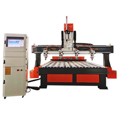 China Building Material Stores Best CNC Router Machine 4x8 Multi Head CNC Wood Router For Sale With Affordable Price for sale