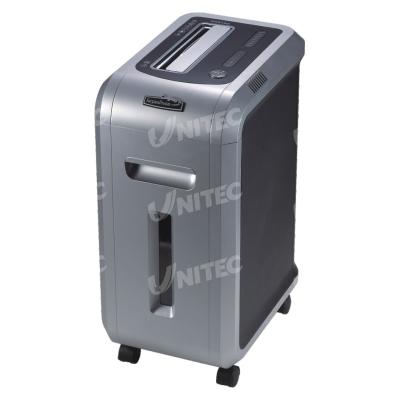 China Grey Heavy Duty Office Shredder , Paper Shredding Machine With LED Light for sale