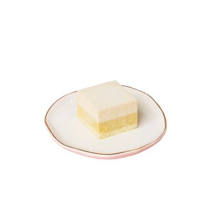 China Normal Durian mousse square cake Animal Cream Dessert Birthday Party Cafe for sale