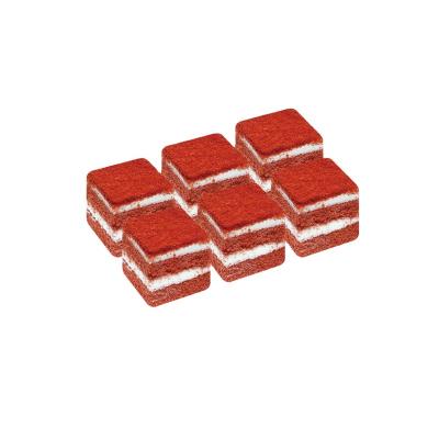 China Normal Double layered red velvet mousse square cake Animal Cream Dessert Birthday Party Cafe for sale