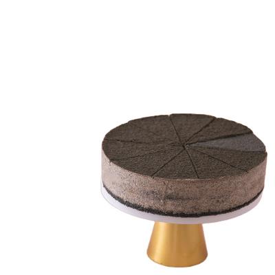 China Normal Black Sesame Mousse Cake 8 inches Animal Cream Dessert Birthday Party Cafe for sale