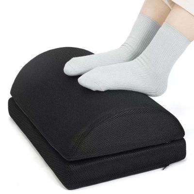 China (Size) Multifuctional Adjustable Foot Rest Pillow Under Desk, Soft Premium Velvet Foam Footrest For Office Lumbar, Back, Knee Pain Foot Stool Rocker for sale