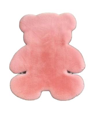 China Non-slip Home Decor High Quality Blanket Bear Shaped Faux Fur Custom Luxury Rabbit Soft Shaped Blankets for sale