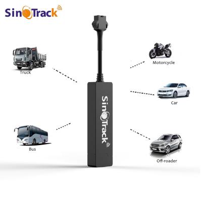 China Real Time Tracking Location Remote Monitoring Clipped Cheap Small Motor GPS Vehicle Tracker For Fleet SinoTrack ST-901A for sale