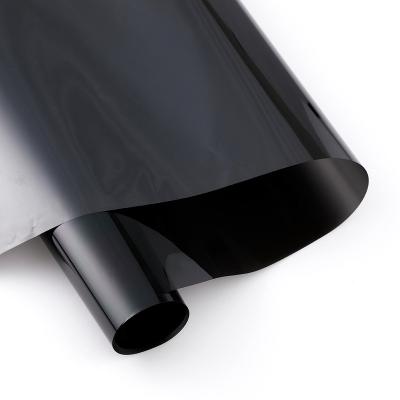 China OEM Self Adhesive Self Adhesive Solar Home Car Tinted Black Window Tint Film for sale