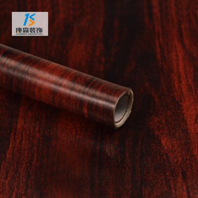 China High Quality Self Adhesive Self Adhesive Heat Transfer Laminate PVC Wall Vinyl 3d Wood Grain Paper for sale