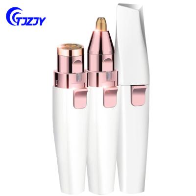 China Fashional Lady's Painless Electric Eyebrow Trimmer Hair Remover Rechargeable Mini Eye Brow Shaver Razor LED Eyebrow Trimmer for sale