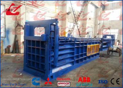 China 125 Ton Horizontal Baler Waste PET Bottle Baling Machine For Plastic Bottles And Cartons for sale