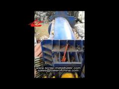 WANSHIDA Hydraulic Scrap Metal Baler Logger Compactor Baling Press Machine