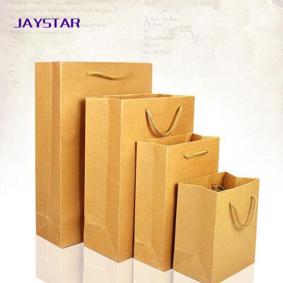 China Recyclable Environmental Friendly Paper Bag With Logo Printing Kraft Paper Clothing Bag Packing Wholesale for sale