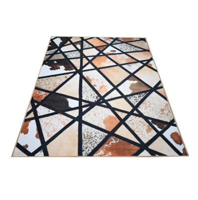 China Factory wholesale 3D anti-slip printed cowhide cover with cheap price for sale