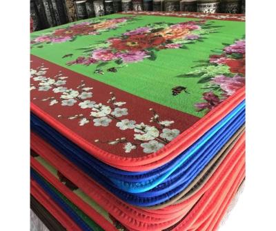 China Flannel Mink Non Slip Hot Selling Printed Rugs for sale