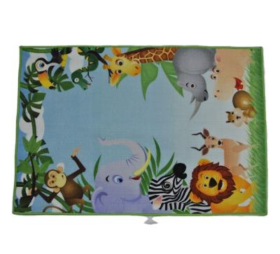 China Non-slip High Quality Animal Design Kids Nylon Printed Blankets for sale