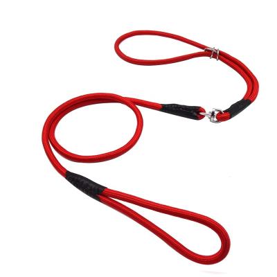 China Designer Customized Multifunctional Colorful Strong Nylon Training Pet Collar Leash Rope Dog Obstruction Collar And Leads For Medium Large Dogs for sale