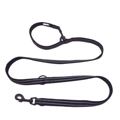 China High Quality Pet Leashes Padded Double Head Swivel Hooks Dog Leash Nylon Reflective Dog Leads Dog Gear for sale