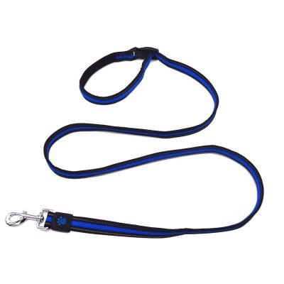 China Wholesale Multifunctional Reflective Nylon Pet Accessories Padded Hands Dog Leads Outdoor Walking Free Leashes for sale