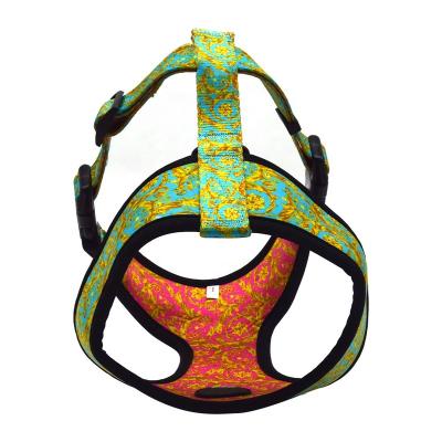 China Hot Sale Padded Nylon Mesh Pet Harness Reversible Dog Harness Personalized Custom Adjustable Dog Harness for sale