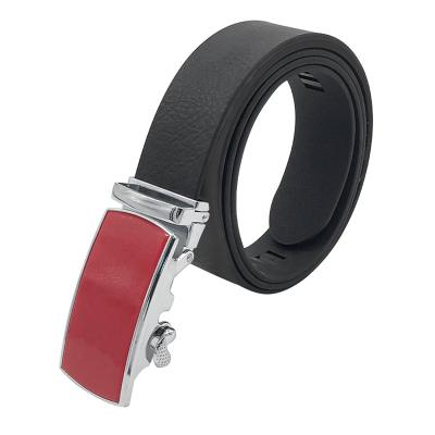 China Wholesale ALLOY Fashion Color Mens Ratchet Genuine Leather Belts for sale