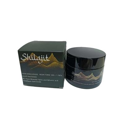 China Bied natuurlijke Shilajit Hars Shilajit Extract 50% Fulvic Acid Fles Te koop