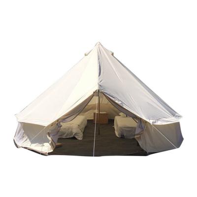 China Waterpoof Luxury Outdoor Family Camping Oxford Cloth Tent Cotton Canvas Waterproof Bell Tent For Sale for sale