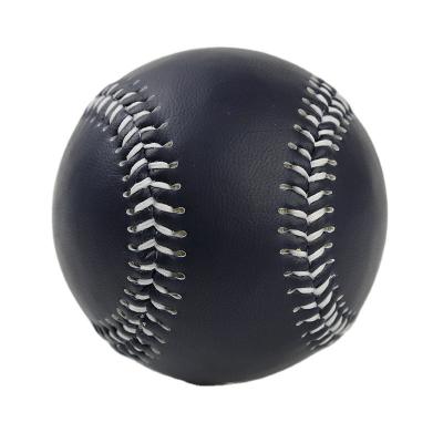 China Leather Weighted PVC Baseball Training 9inch 11oz Black Color for sale