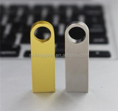 China 2016 new normal waterproof USB flash drives 64GB 32GB 16GB 8GB 4GB gold / silver pendrive flash drive for sale