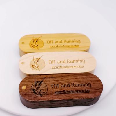 China USB Stick 4gb 8gb 16gb 32gb 64gb Swivel USB Glass Bamboo Wood Swivel Carbon Maple Nut Maple USB Drive For Gifts Promotions Retail for sale