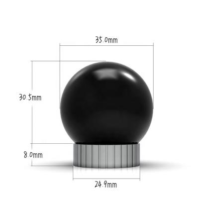 China Non Spill Bulb Perfume Cover Zamac Perfume Cap For FEA 15 Glass Perfume Bottle 15mm for sale