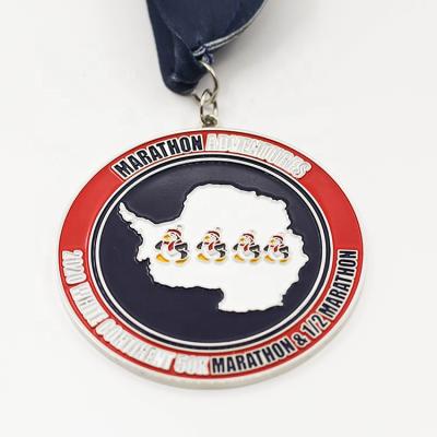 China Custom Metal Marathon Medals Sports Military Miraculous Sports Medals From Europe for sale