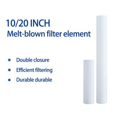 China Hotels Polypropylene Meltblown Filter Cartridges: The Preferred Choice for High-Flow Rate Filtration with Consistent Quality for sale