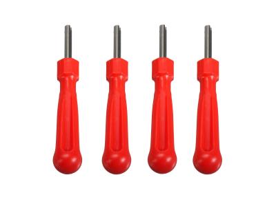 China Portable Red Tyre Valve Core Remover Tool For Car / Bicycle / Truck Motor for sale