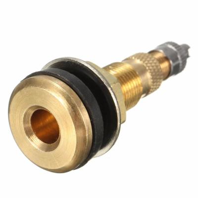 China Gold Rim Air Water Tubeless Tire Valve Copper Material Apply To Farm Tractor for sale