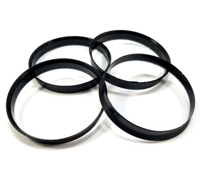 China Black Wheel Centring Plastic Hub Rings 71.5 To 74.1 Millimeter For Jeep for sale